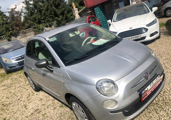 Fiat 500 cena 18500 przebieg: 148000, rok produkcji 2009 z Bychawa małe 497